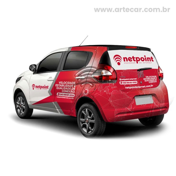 Example of Vehicle Branding by QuickPrints